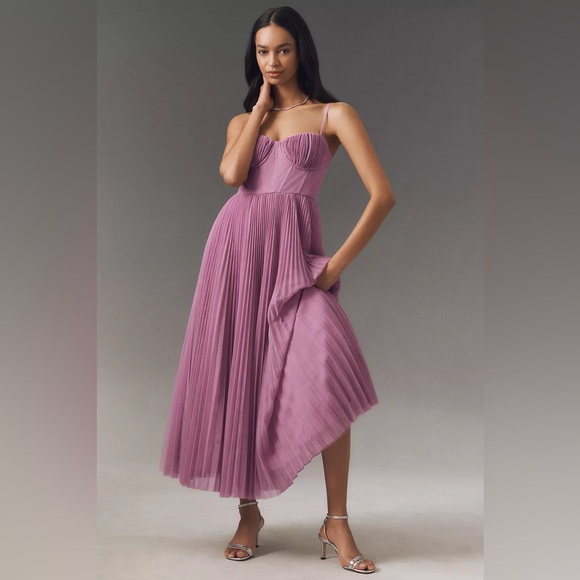 Hutch Dresses & Skirts - Hutch Lilac Amara Tulle Pleated Dress